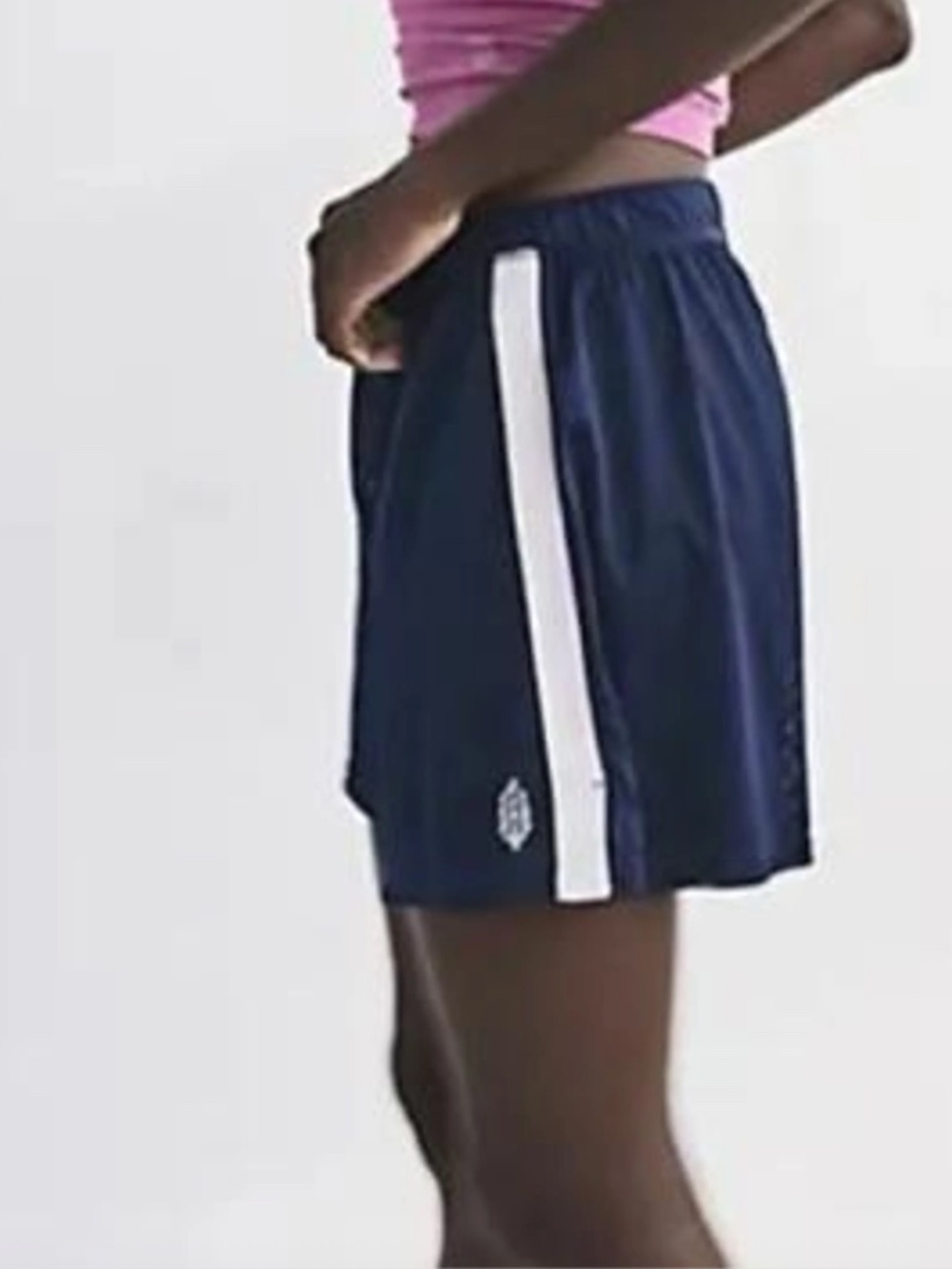 Free People FP Movement Shorts Women's Small Mesh Running Athletic Gym Navy Blue